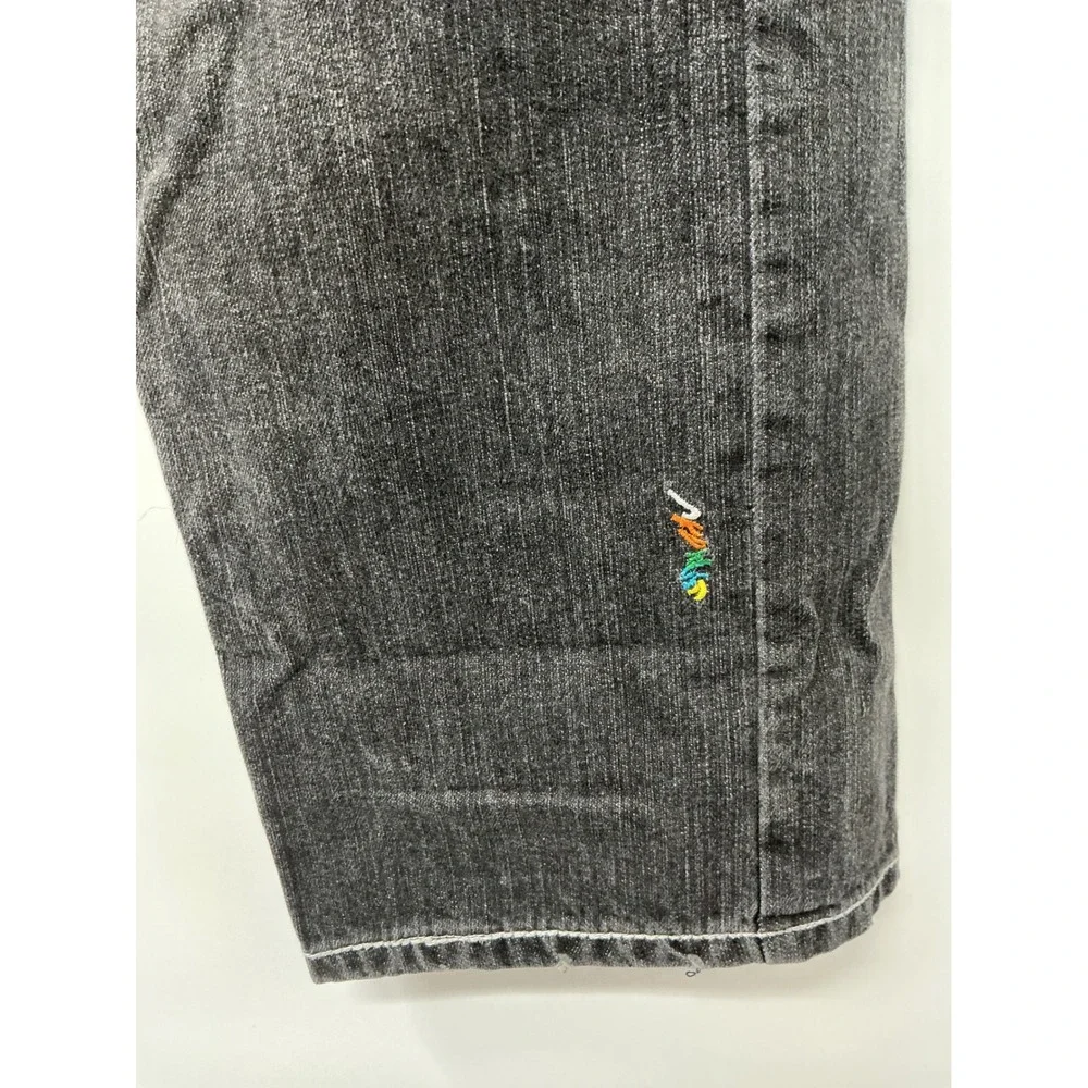 Coogi‎ Jeans Men's 36x34 Black Embroidered Y2K Baggy Streetwear Vintage Hip Hop